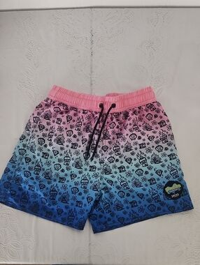 SpongeBob Squarepants X JACKS Surf Shop Kids Board Shorts Size XL 18